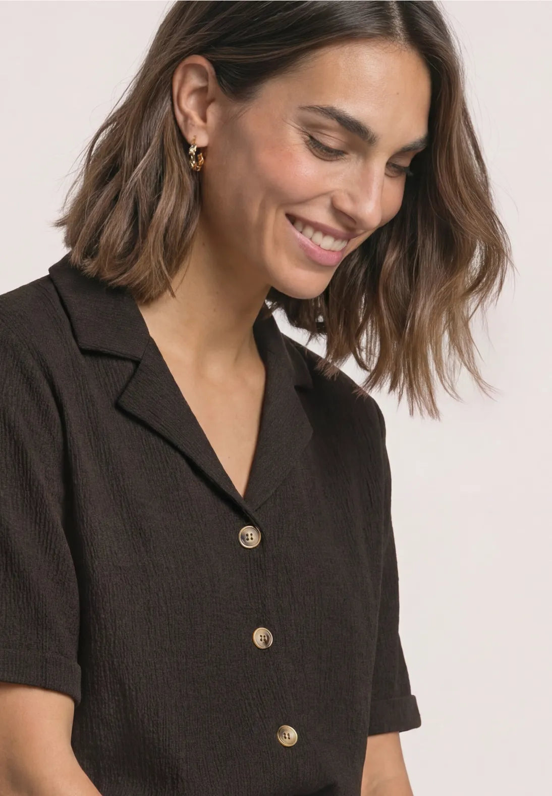 BLUSA CUELLO BOLERA MANGA CORTA STREET ONE