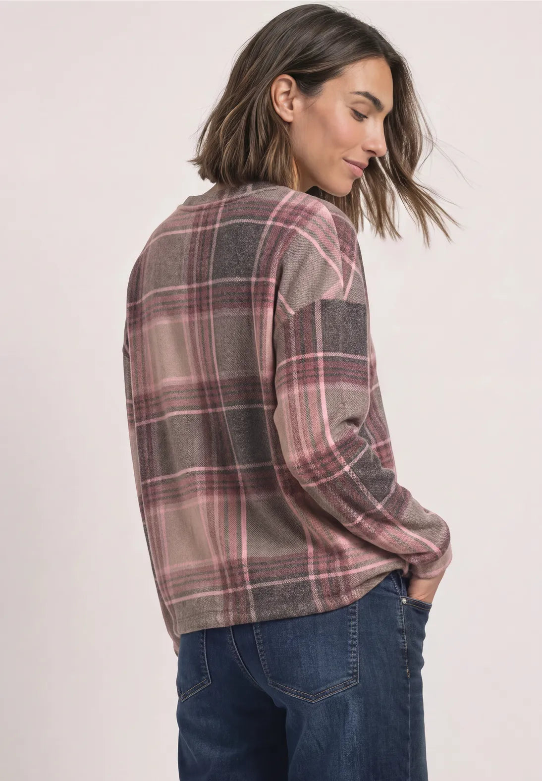 JERSEY SUAVE A CUADROS STREET ONE