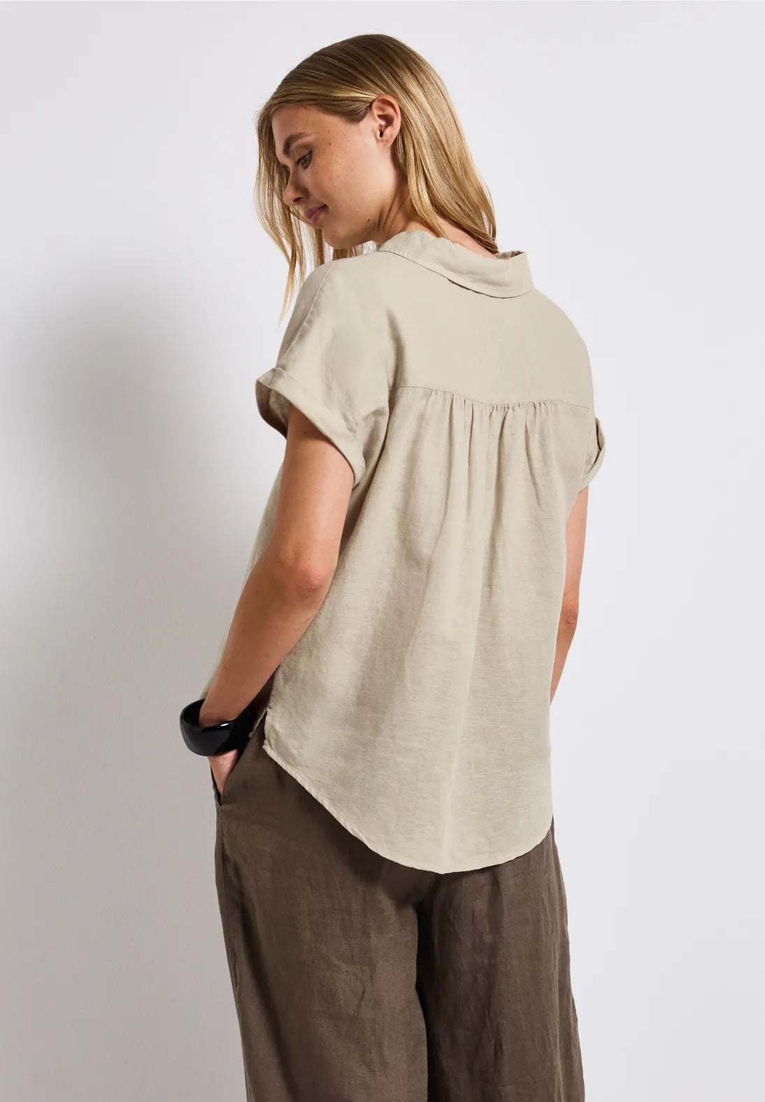 STREET ONE BLUSA LINO SIN MANGAS