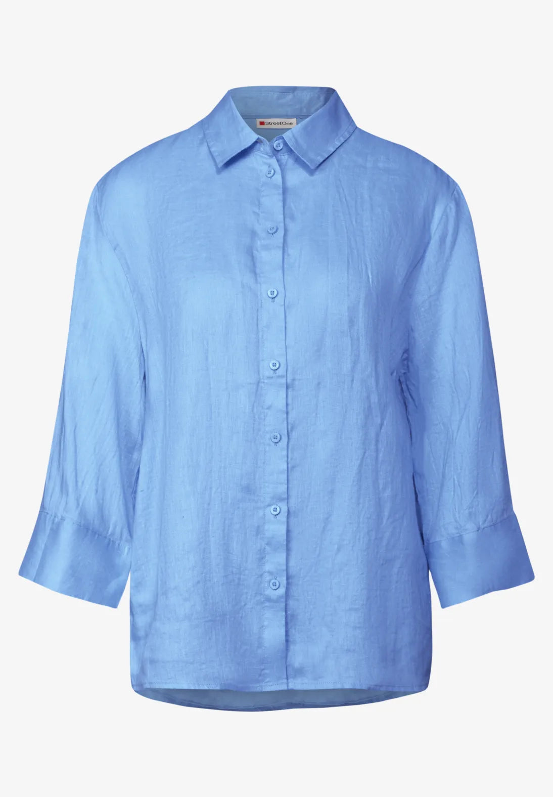 STREET ONE BLUSA LINO AZUL