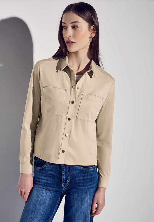 STREET ONE BLUSA CAMISERA DE TERCIOPELO