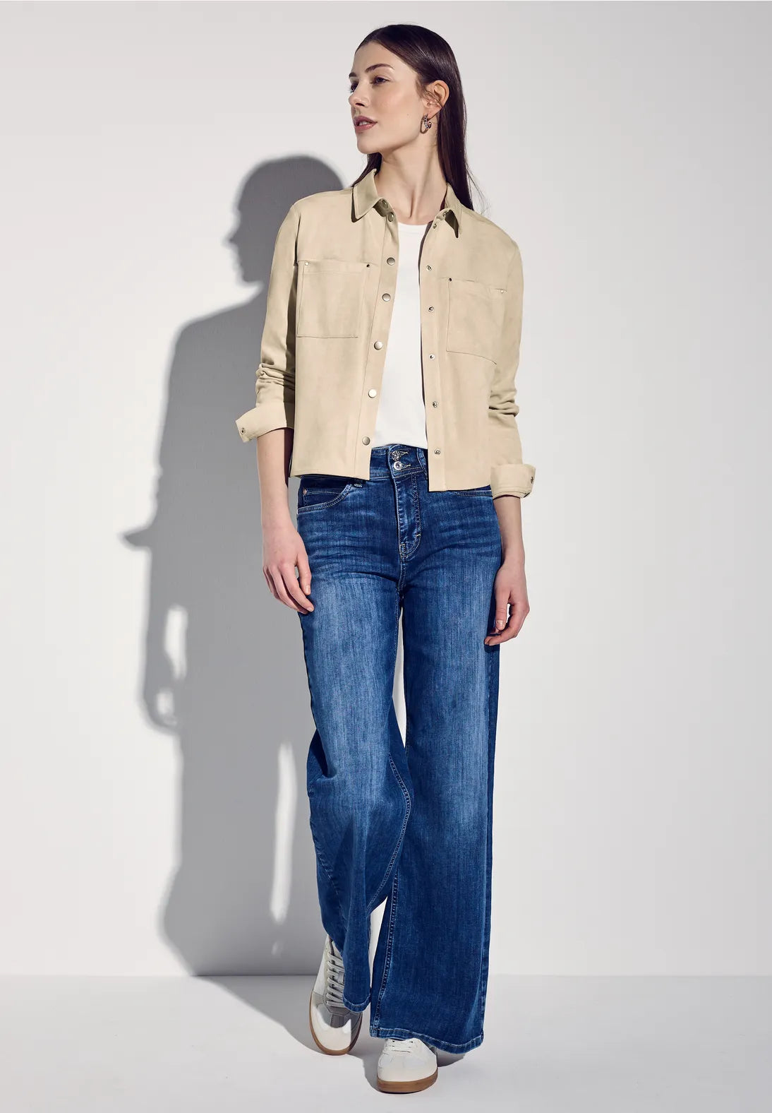 STREET ONE BLUSA CAMISERA DE TERCIOPELO