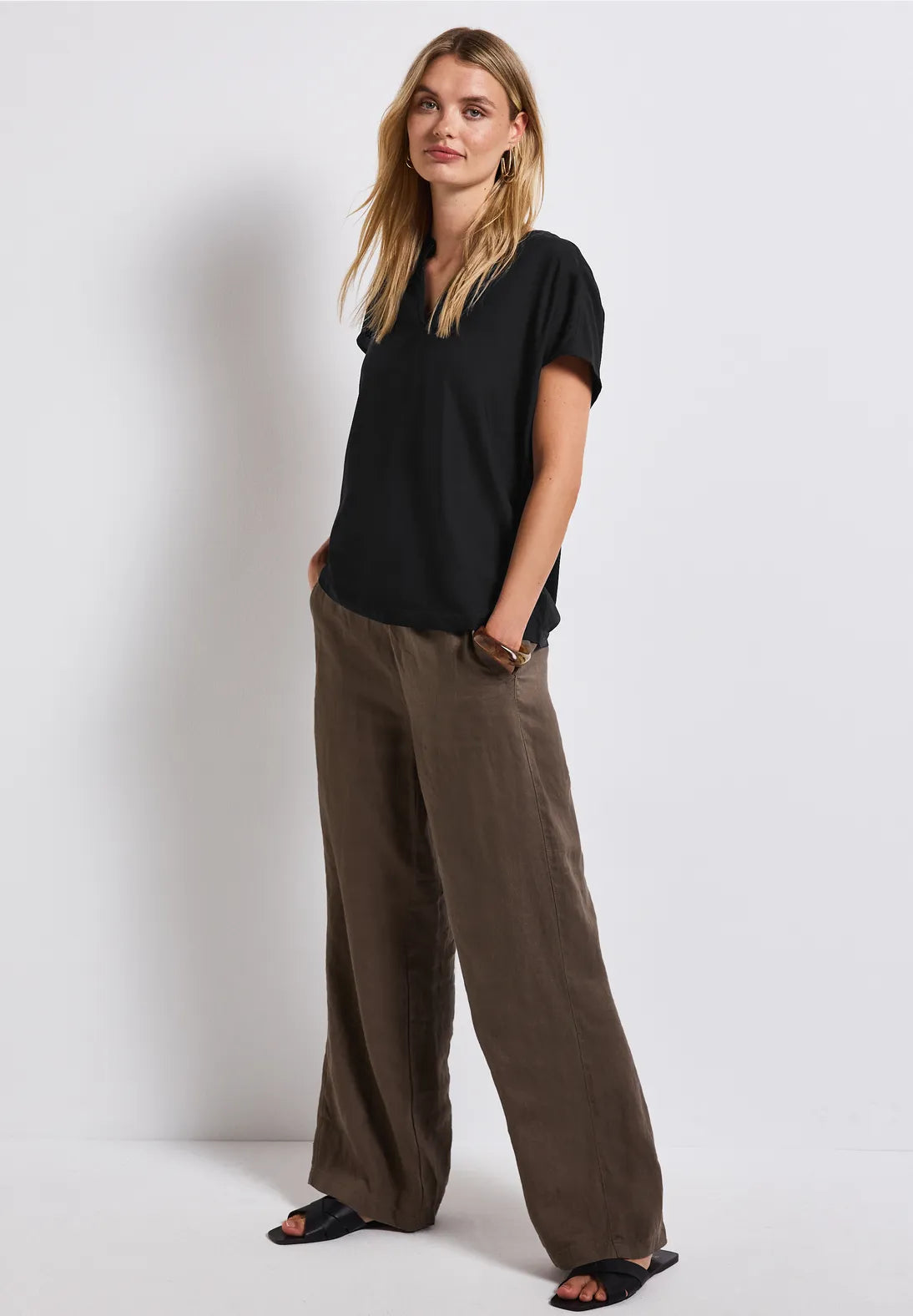 STREET ONE BLUSA MANGA CORTA CUELLO V