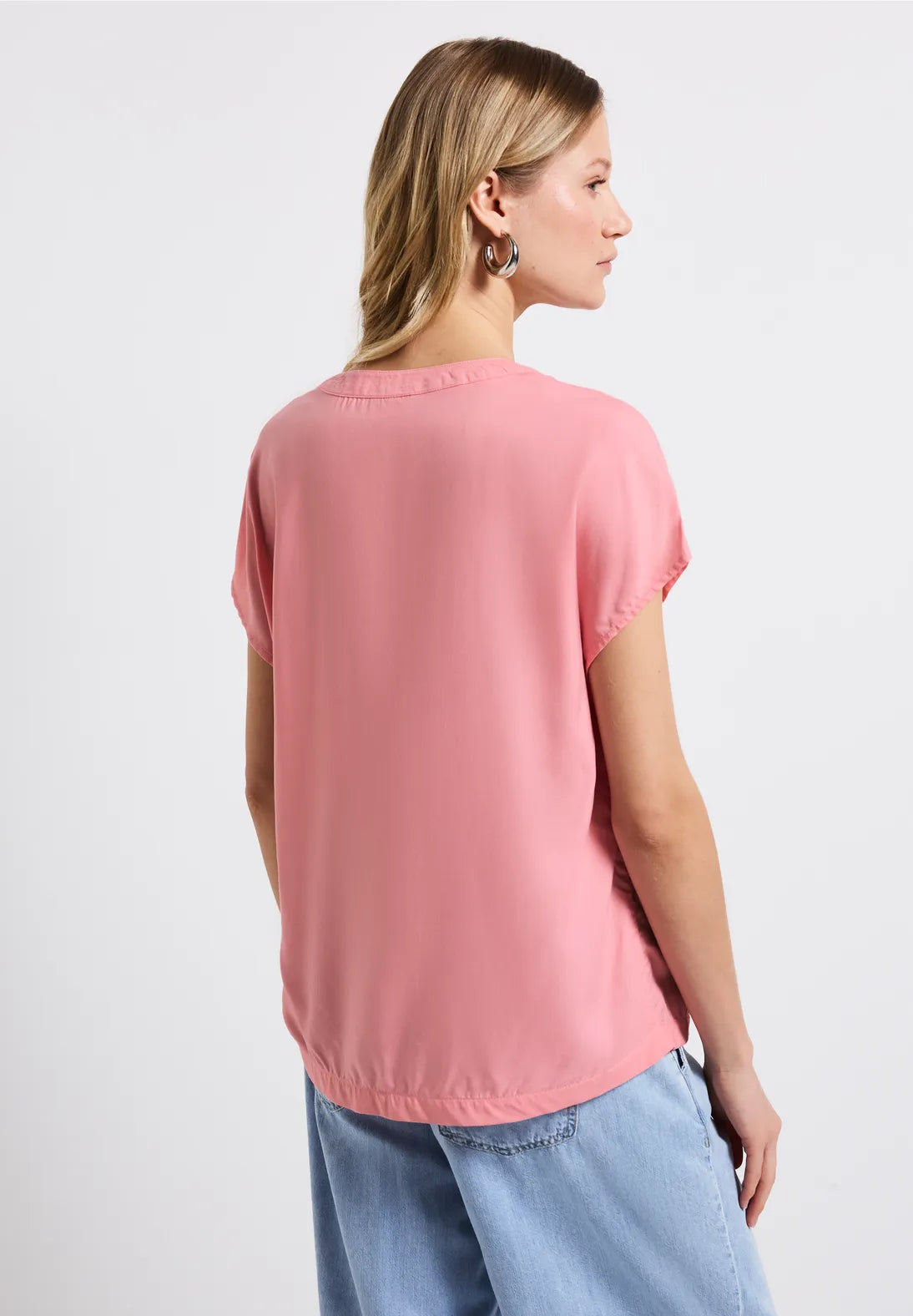 STREET ONE BLUSA MANGA CORTA CUELLO V
