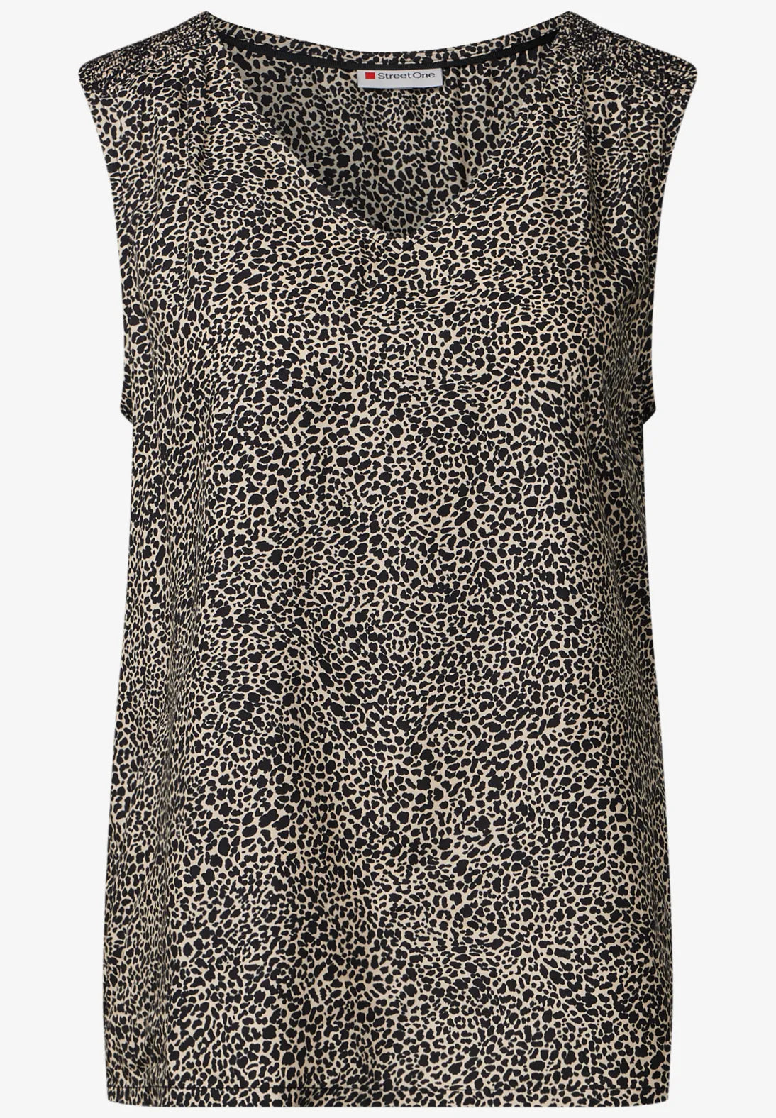 STREET ONE CAMISETA ANIMAL PRINT CUELLOO PICO