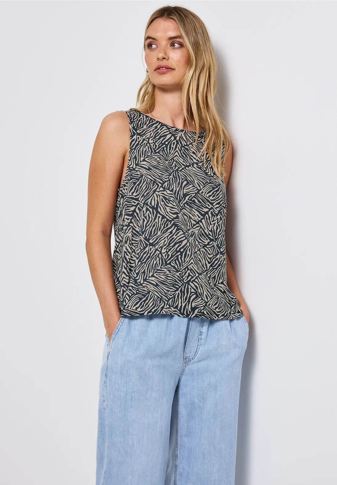 CECIL TOP CAMISETA SIN MANGAS ESTAMPADA