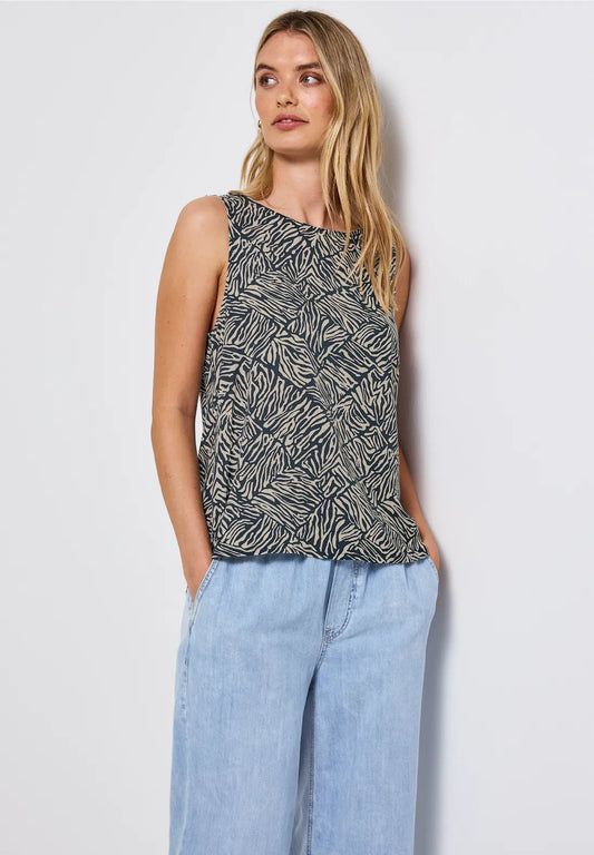 CECIL TOP CAMISETA SIN MANGAS ESTAMPADA