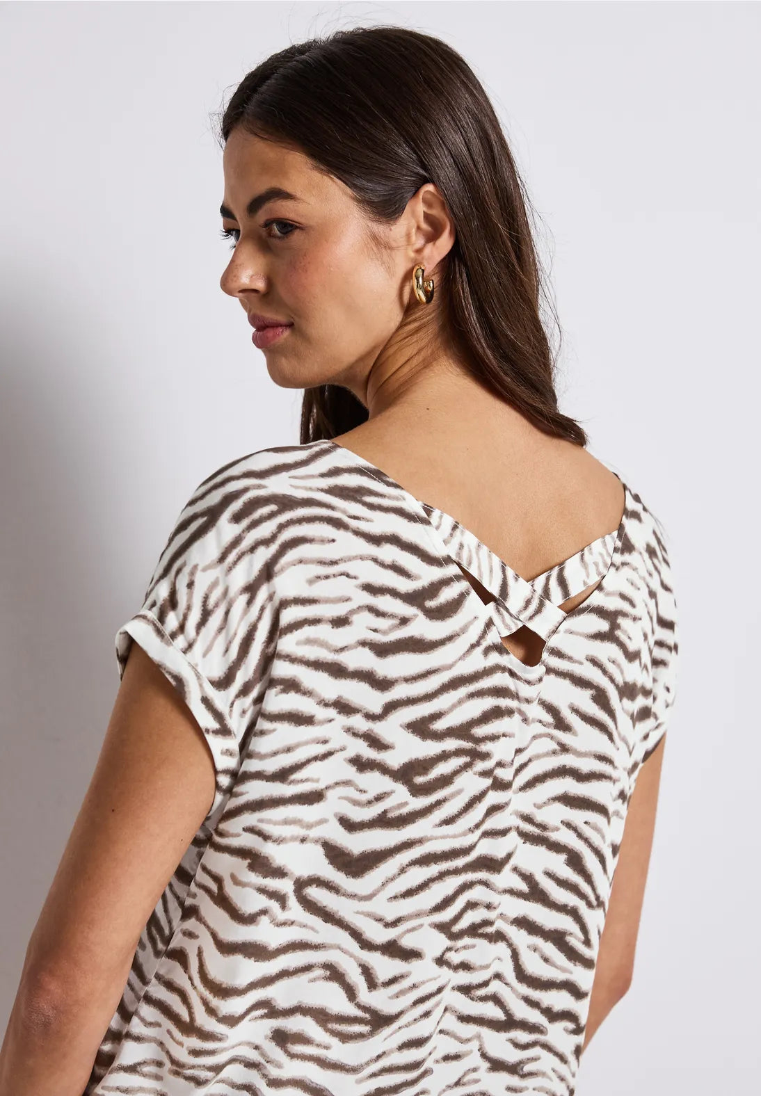 STREET ONE CAMISETA ESTAMPADA ANIMAL PRINT
