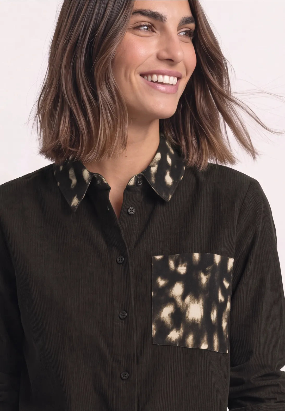 Blusa cuello estampado Street one