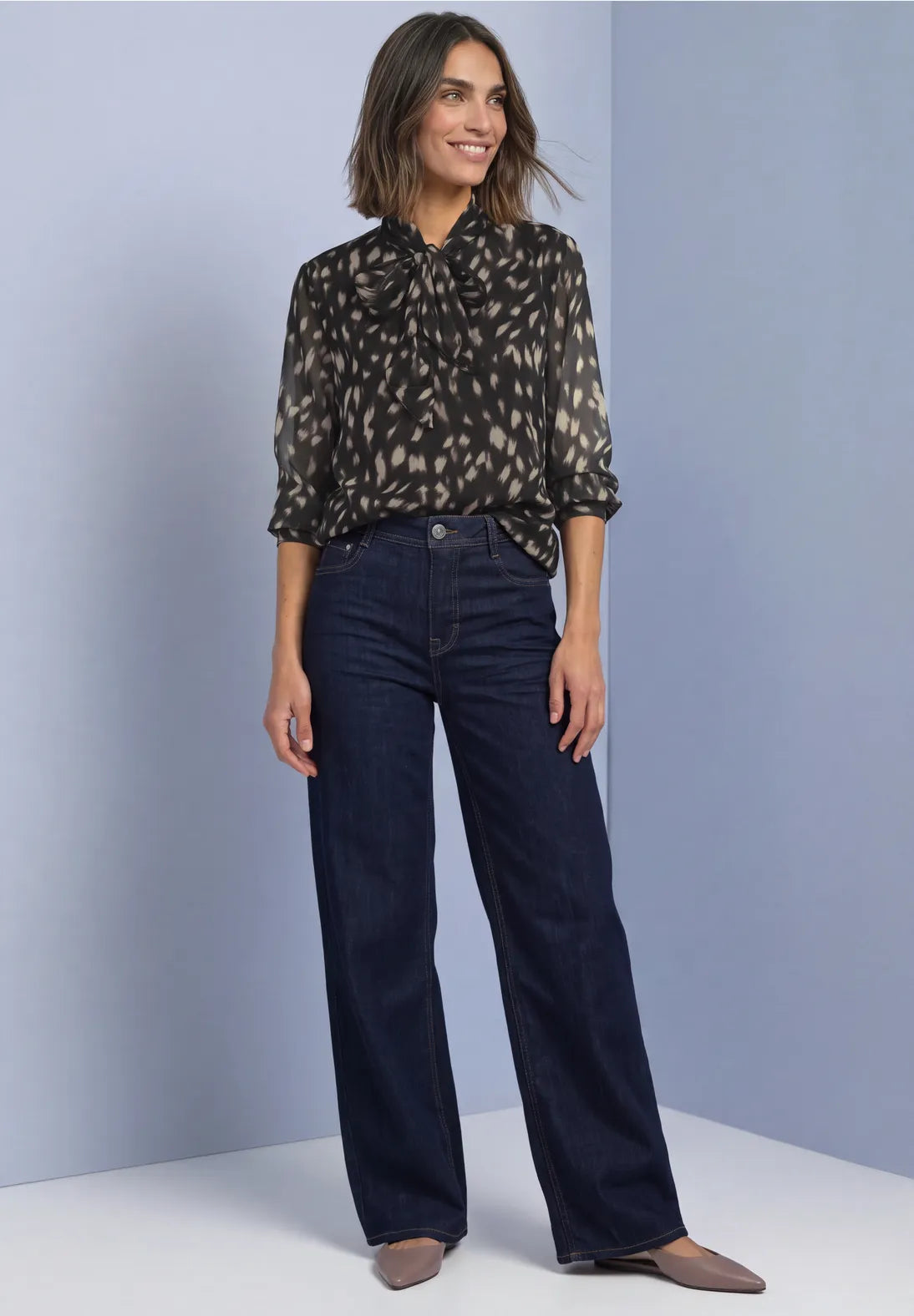 blusa de gasa estampada. EspritCalafell
