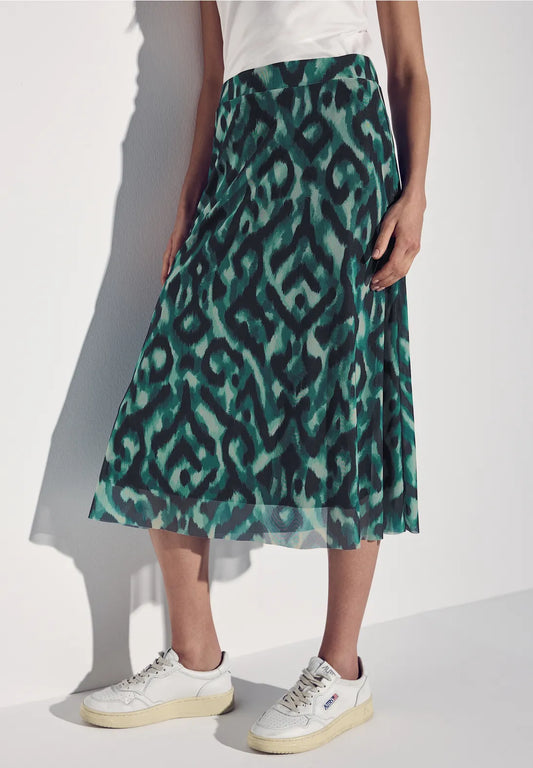 STREET ONE FALDA ESTAMPADA ELASTICA CON GOMA
