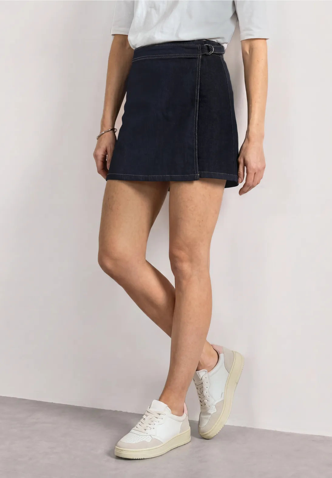 FALDA TEJANA CORTA ELASTICA STREET ONE