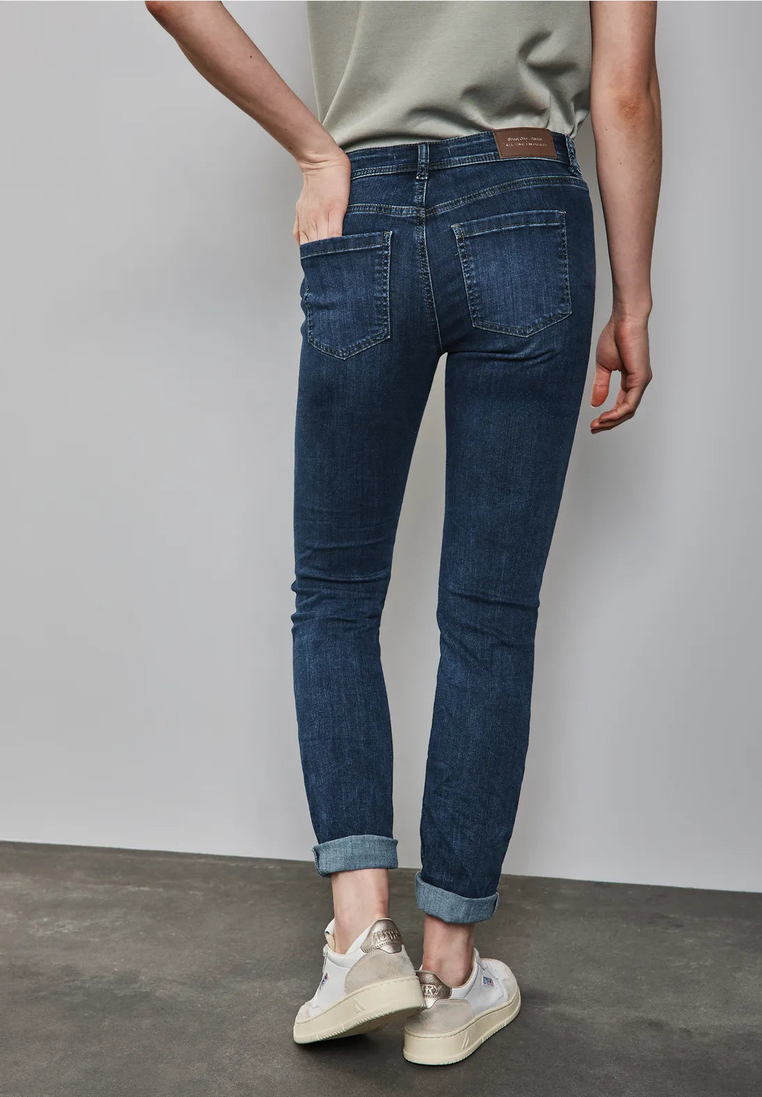 STREET ONE VAQUEROS AZUL OSCURO SLIM
