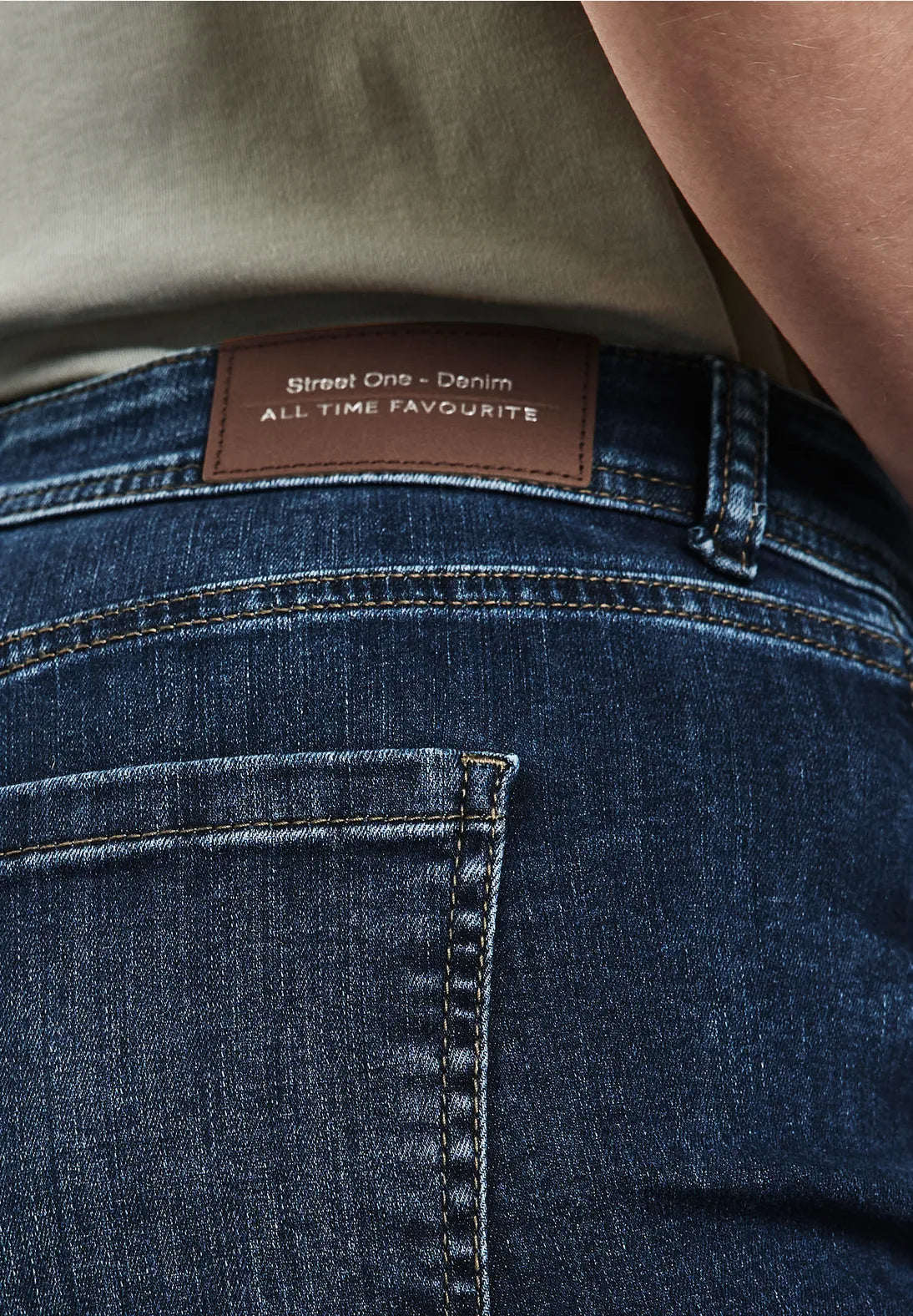STREET ONE VAQUEROS AZUL OSCURO SLIM