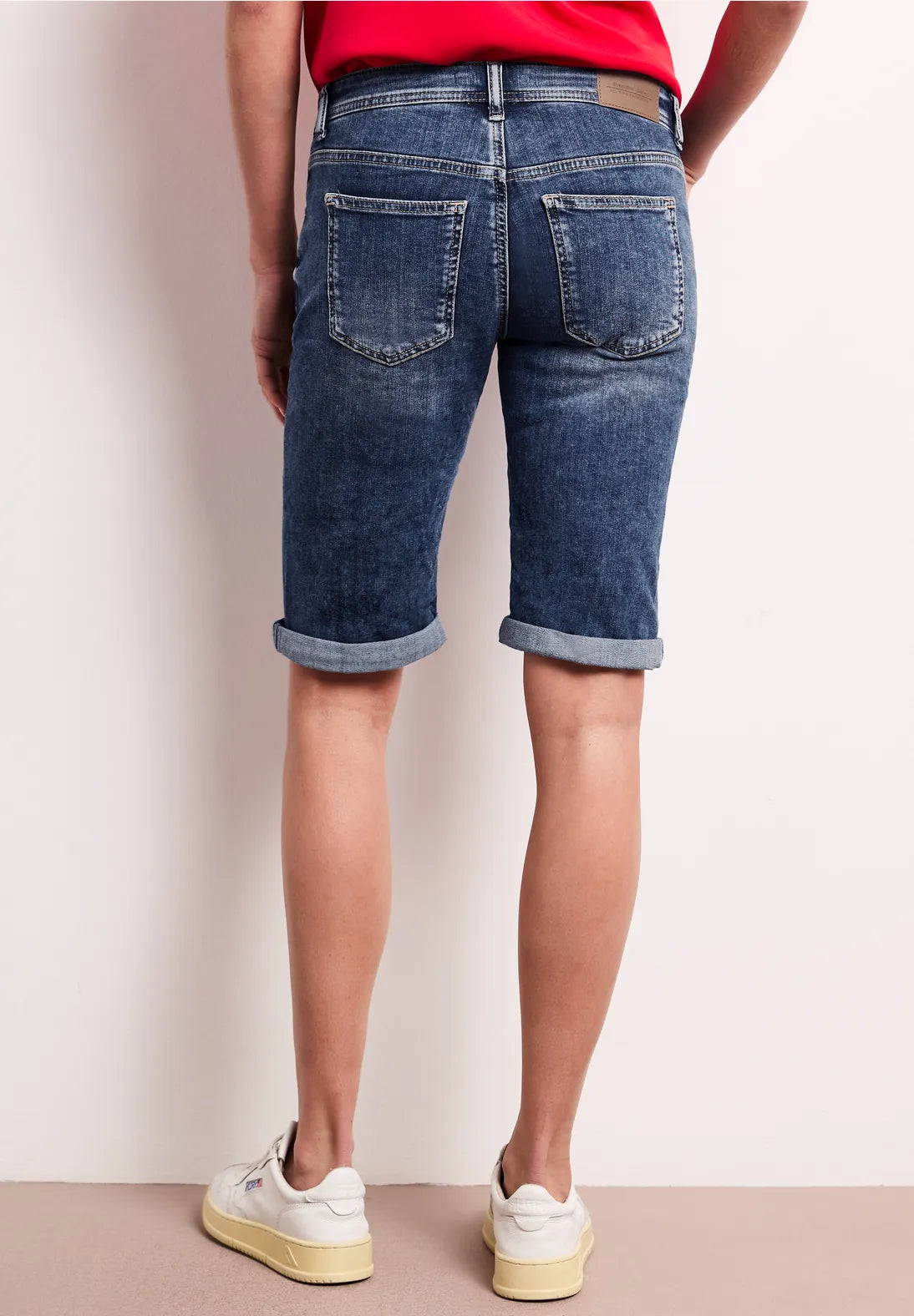 SHORT VAQUERO ELASTICO EFECTO LAVADO STREET ONE