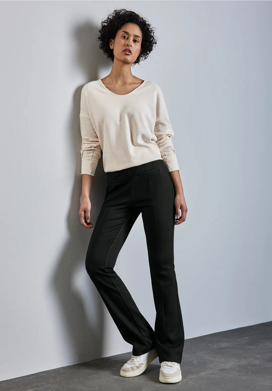 PANTALONES BOOTCUT PITILLO NEGROS