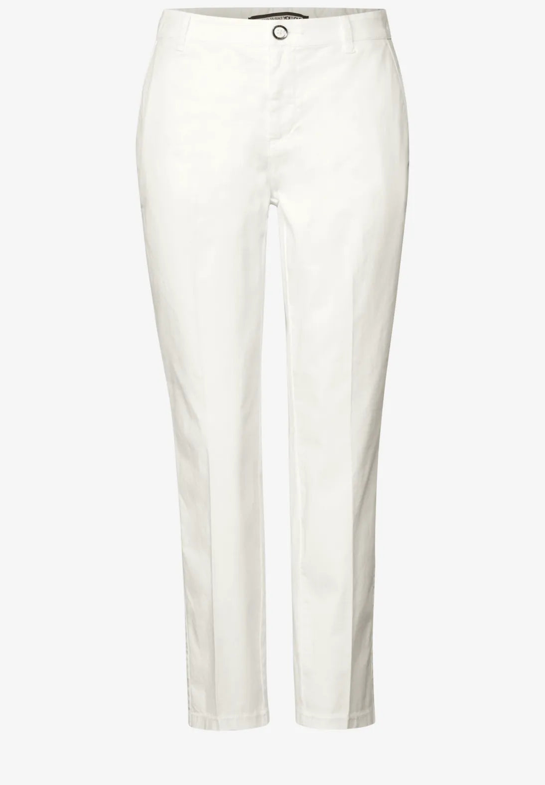 STREET ONE  PANTALON CHINO BLANCO ELASTICO