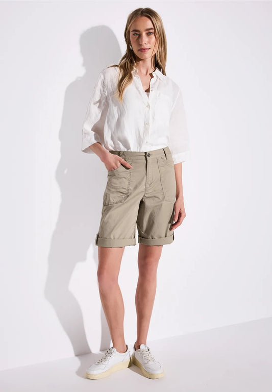 STREET ONE BERMUDA CINTURA MEDIA BEIGE