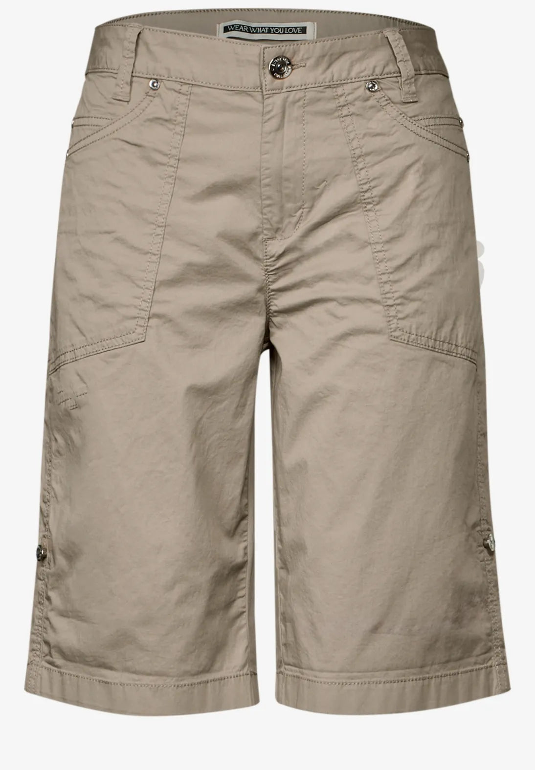 STREET ONE BERMUDA CINTURA MEDIA BEIGE