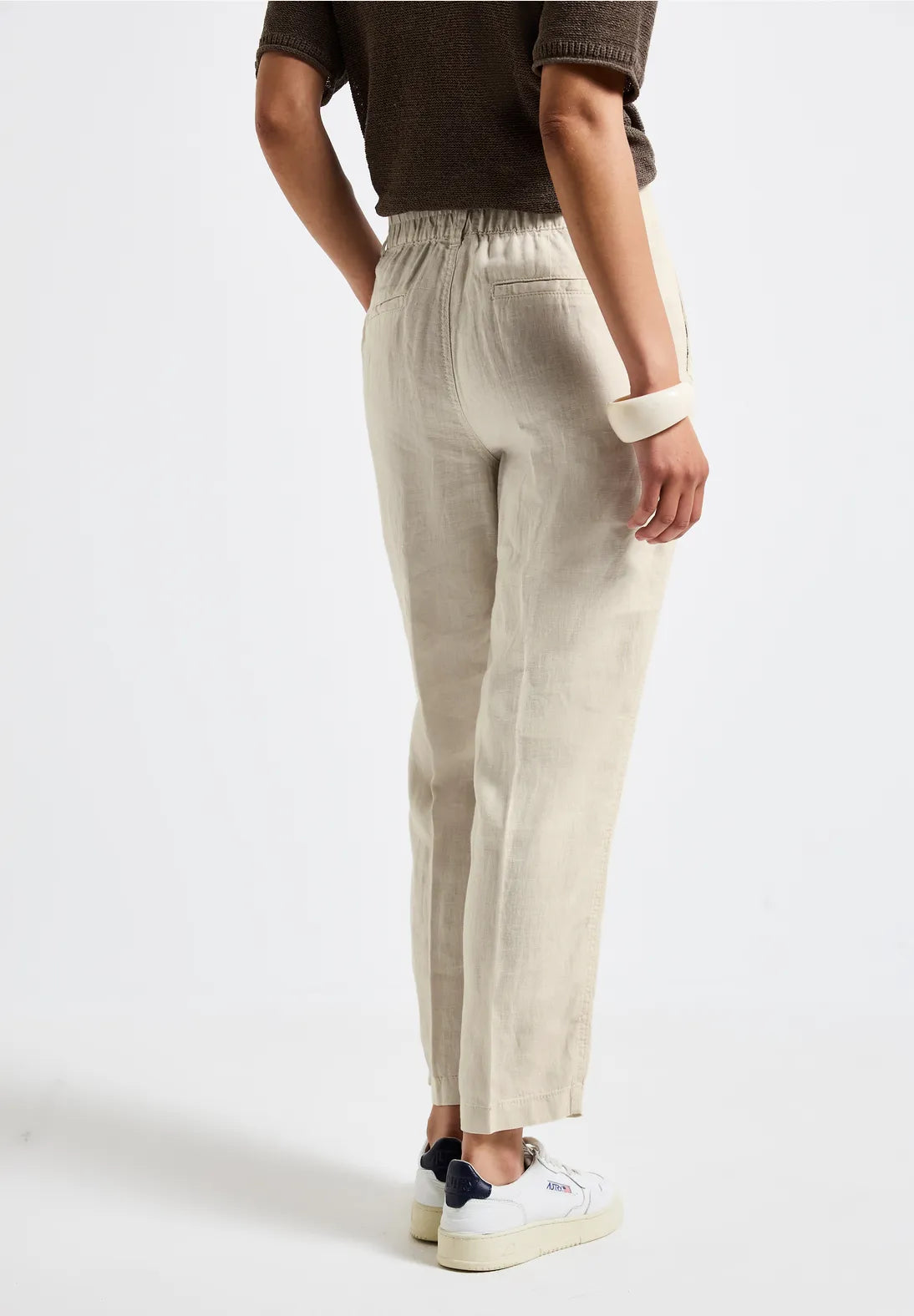 STREET ONE PANTALON DE LINO TIPO CHINO