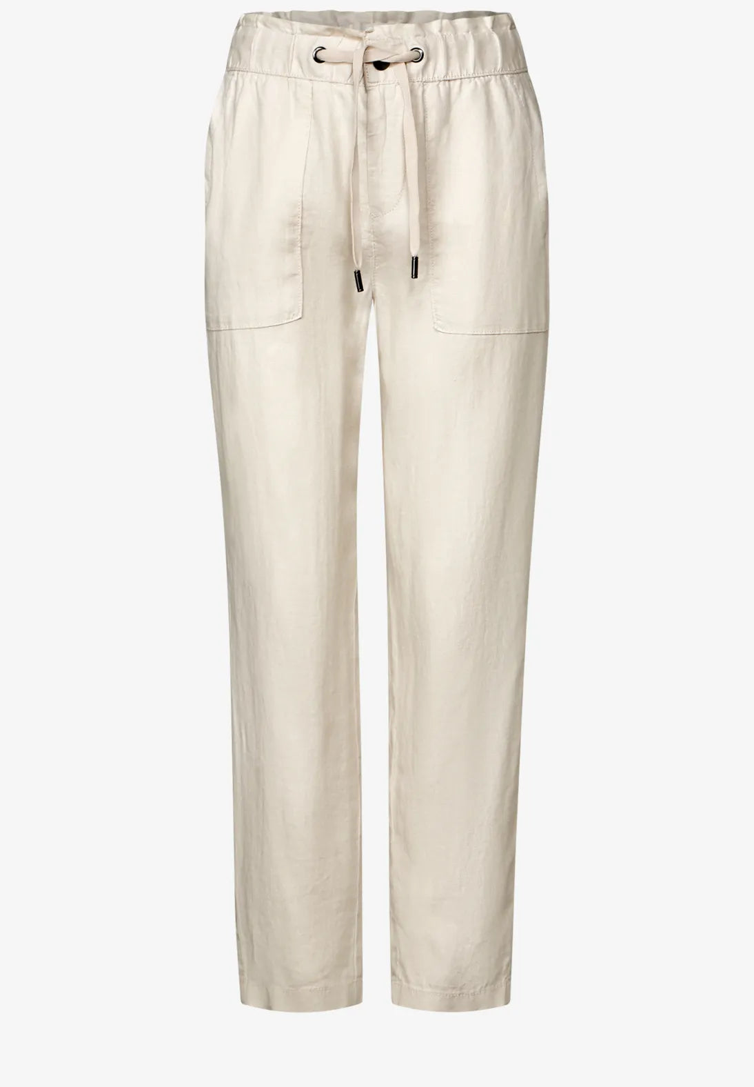 STREET ONE PANTALON DE LINO CINTURA ALTA