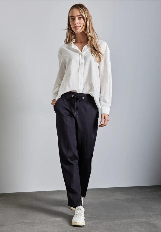 STREET ONE PANTALONES RECTOS CINTURA ELASTICA