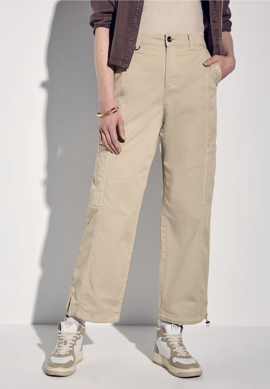 STREET ONE PANTALONES DE CARGO ELASTICOS