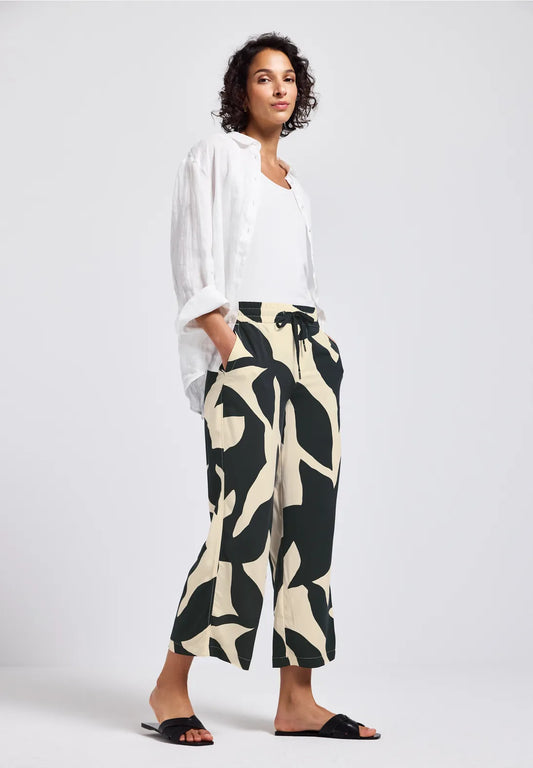 STREET ONE PANTALON PIERNA ANCHA ESTAMPADO