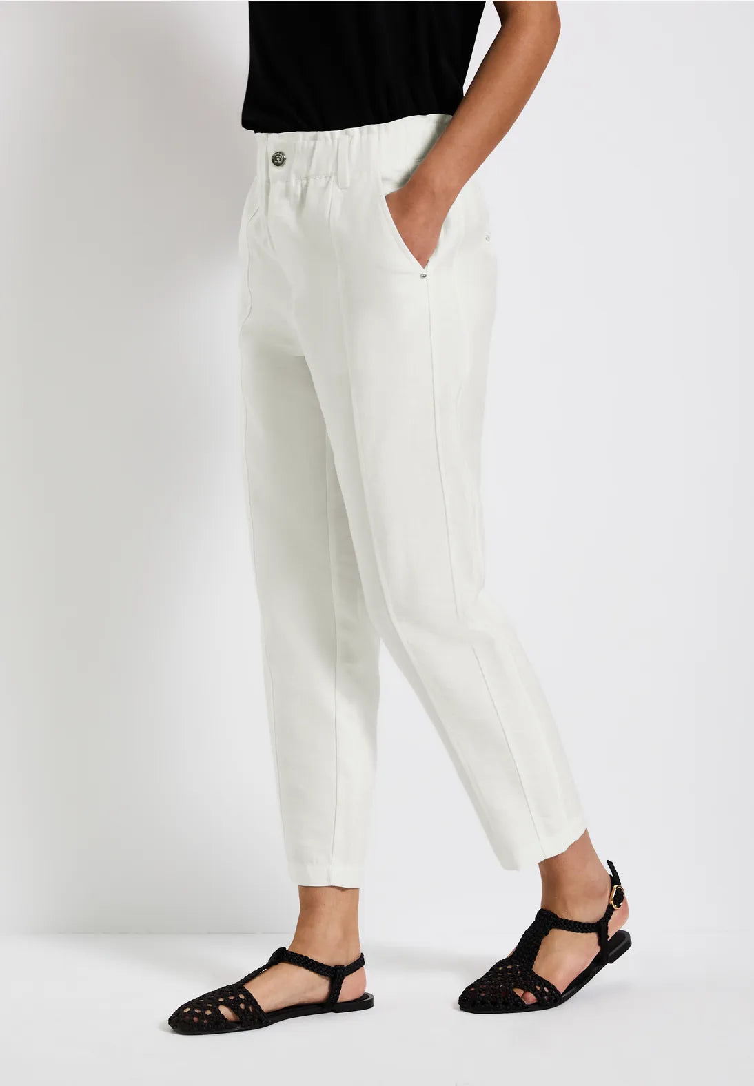 STREET ONE PANTALONES HOLGADOS CINTURA ELASTICA