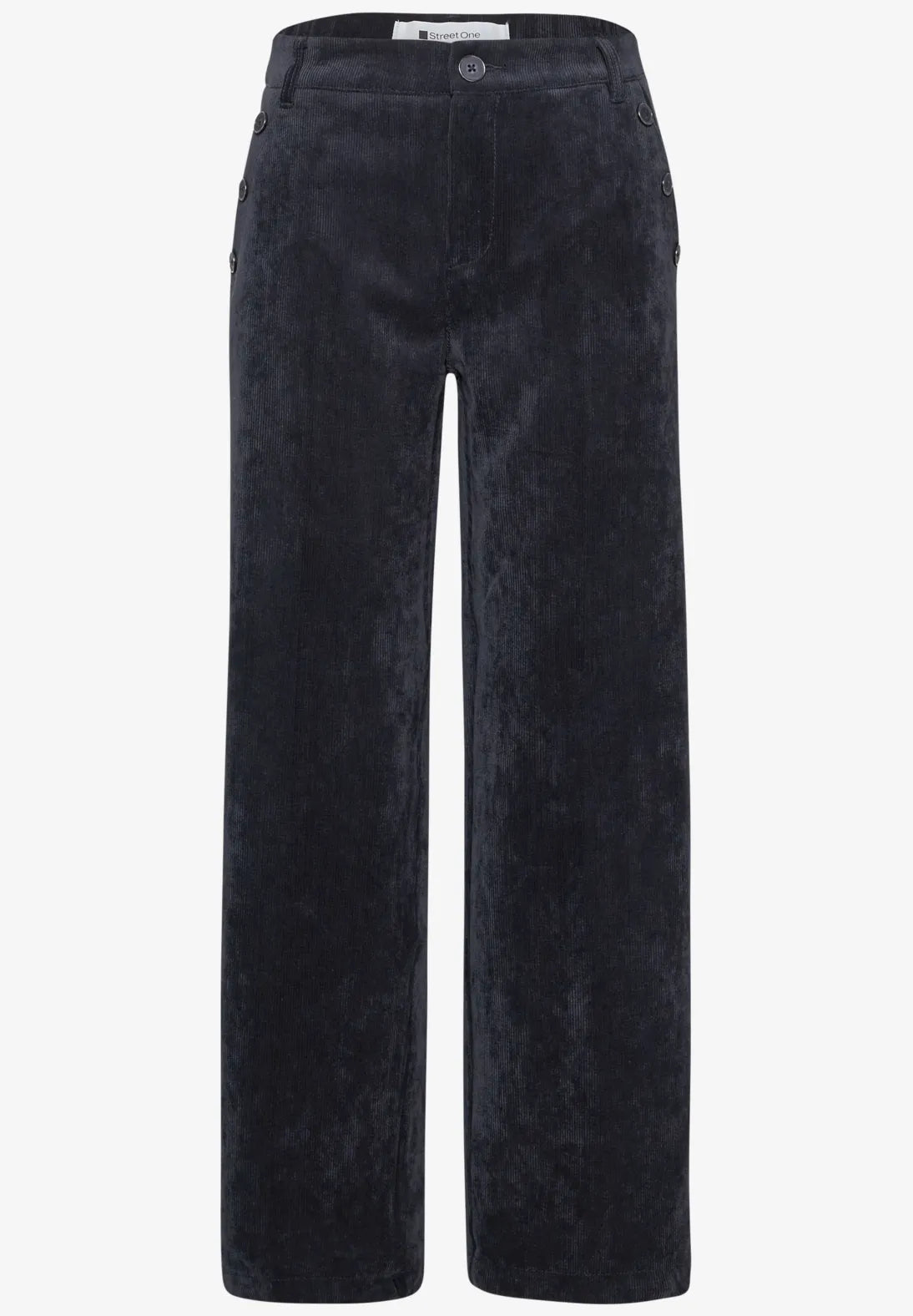Pantalon de pana azul marino. En3Calafell