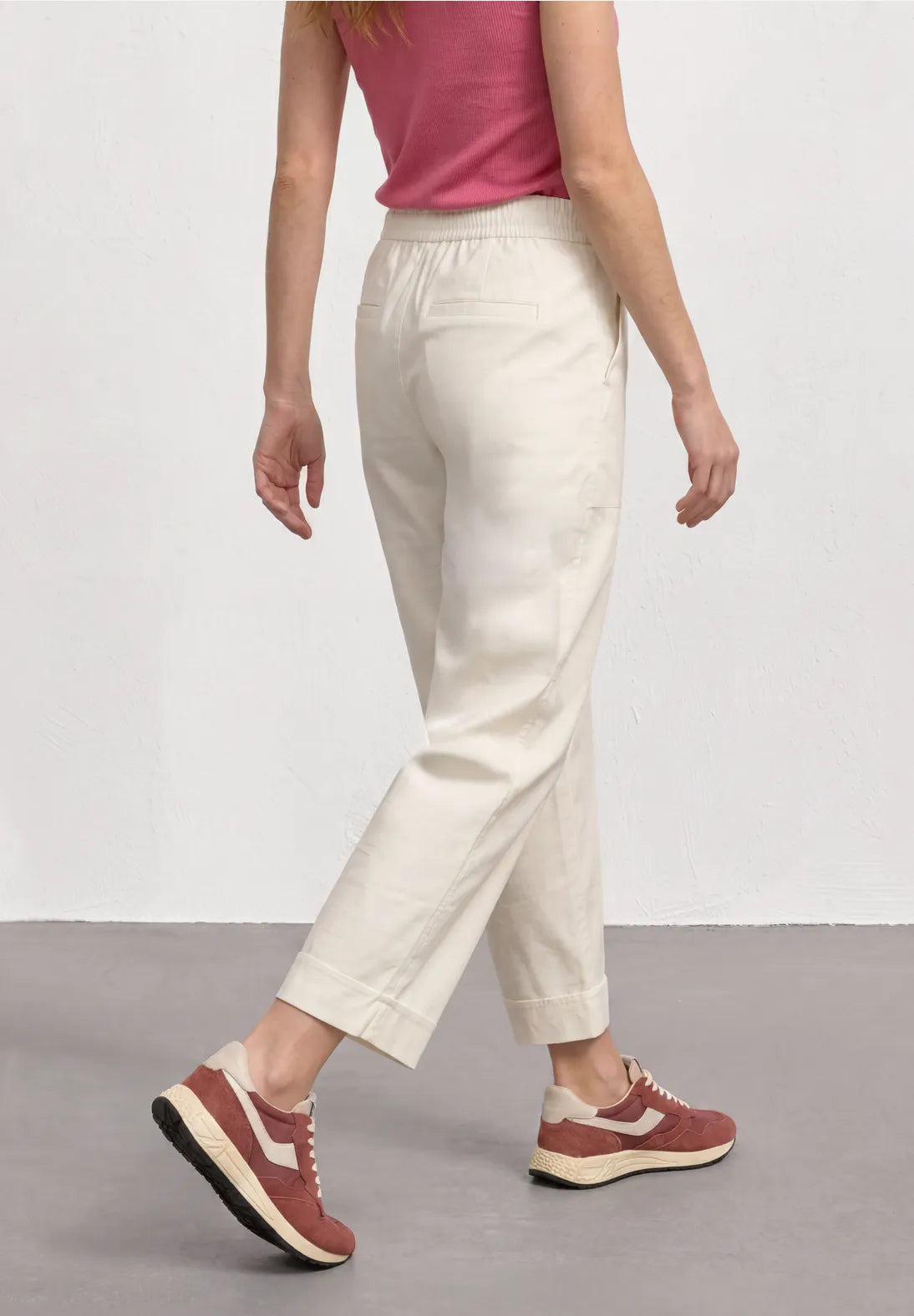 PANTALONES BLANCOS ELASTICOS STREET ONE