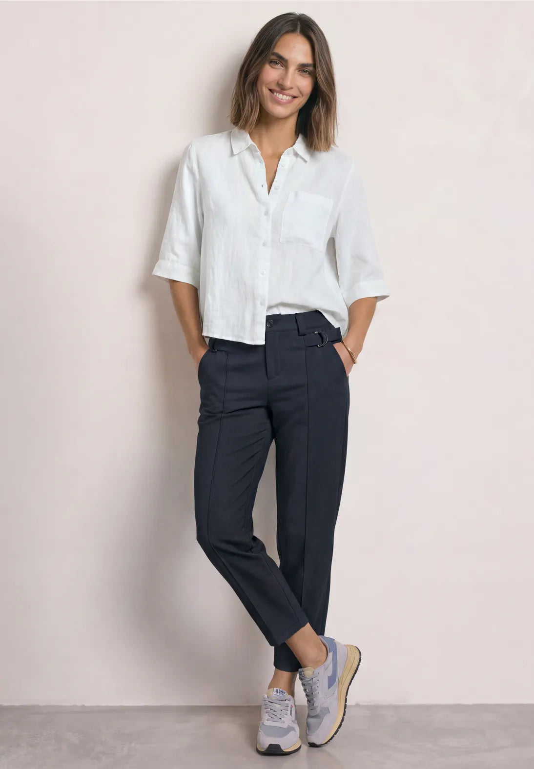 PANTALONES ACAMPANADOS ELASTICOS STREET ONE