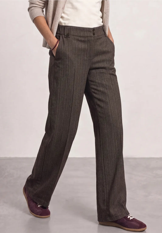 PANTALON ELEGANTE MARRON. EN3CALAFELL