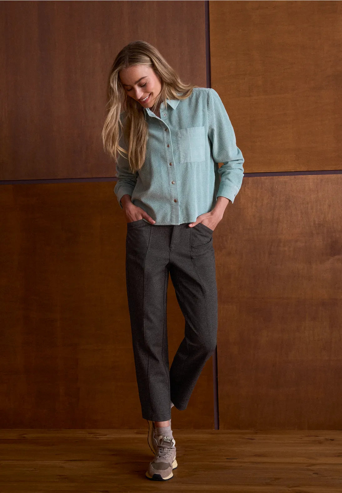 PANTALONES PIERNA RECTA TIRO MEDIO STREET ONE