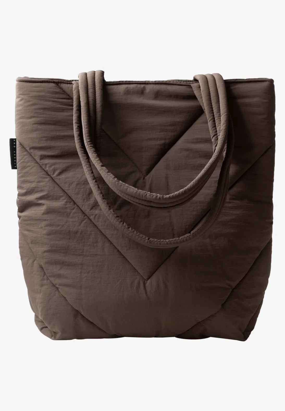 BOLSO ACOLCHADO MARRON STREET ONE