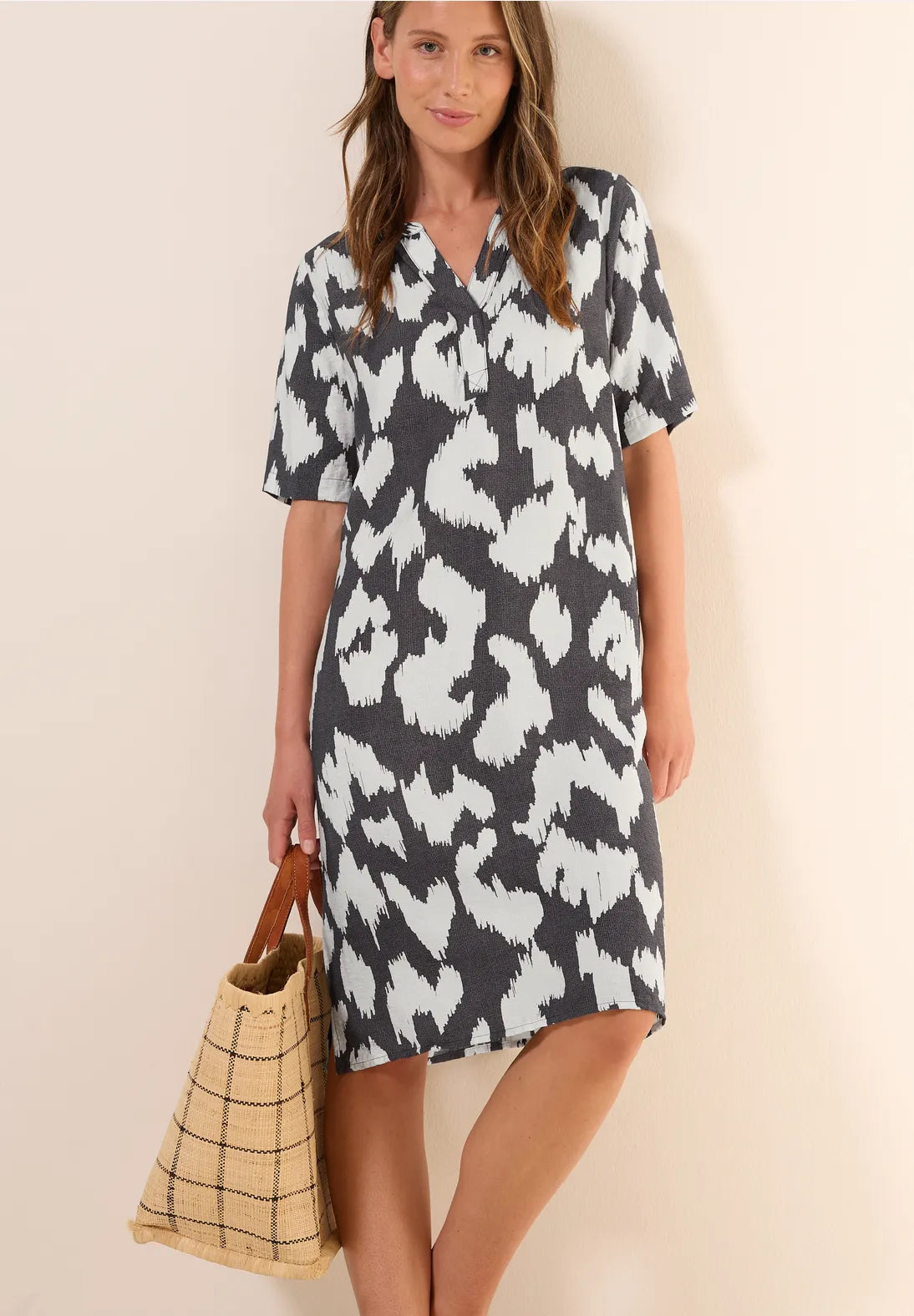 CECIL VESTIDO LARGO ESTAMPADO