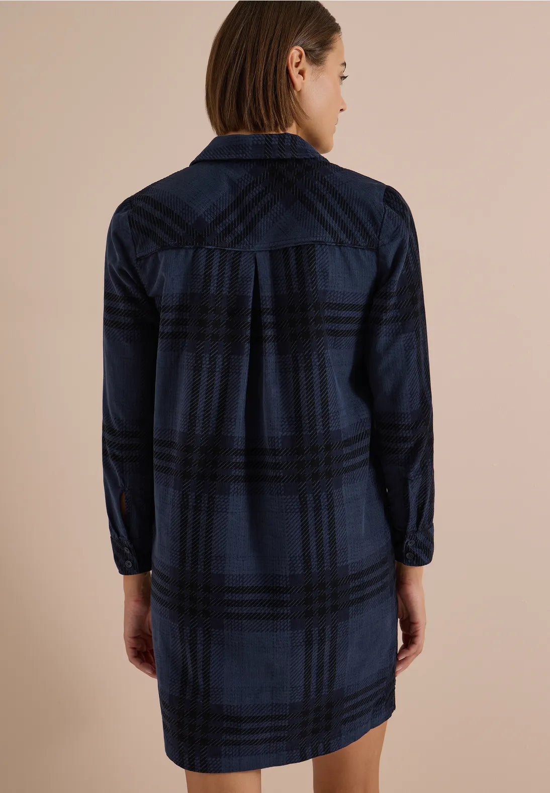 VESTIDO CUELLO CAMISA ESTAMPADO CECIL