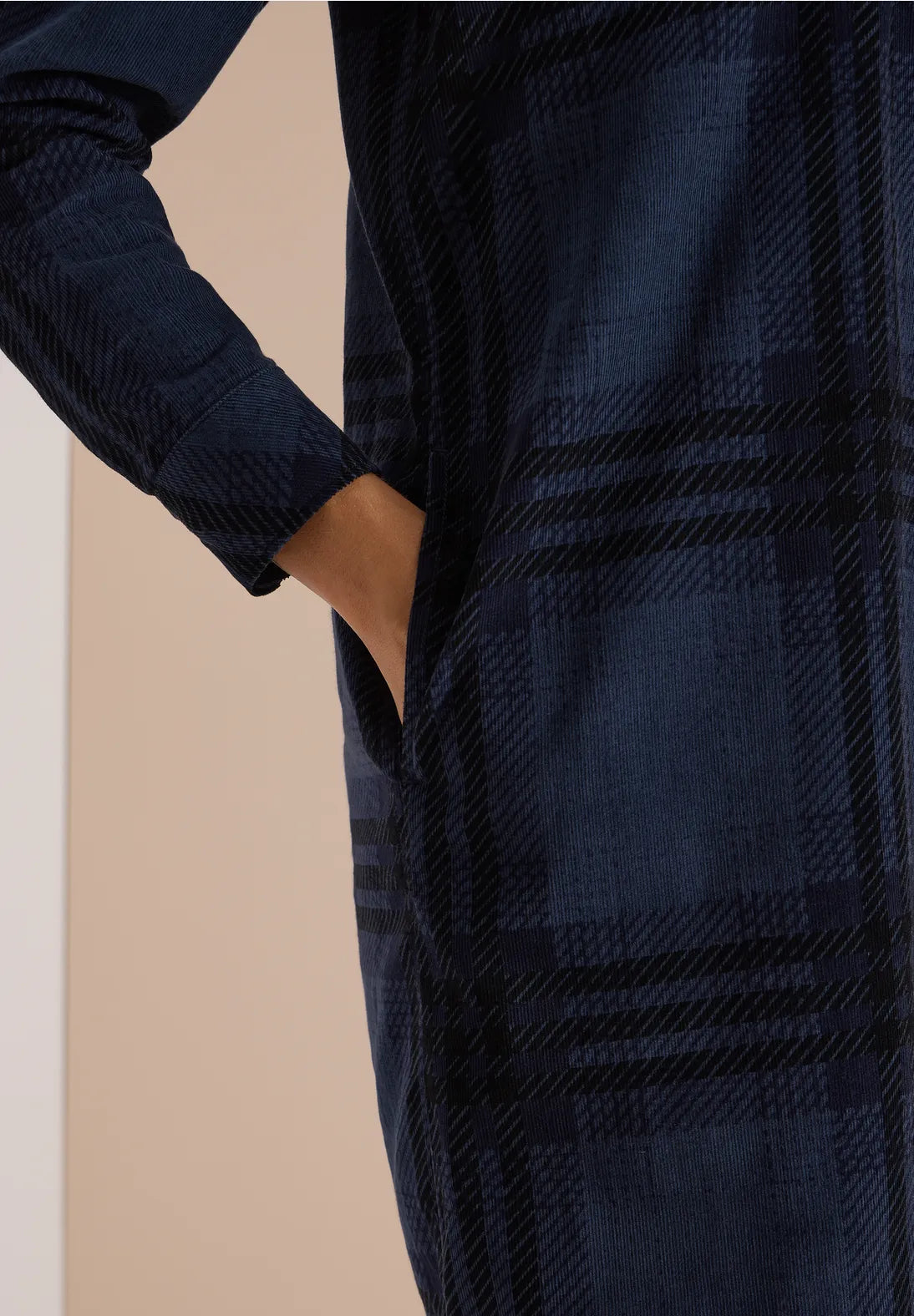 VESTIDO CUELLO CAMISA ESTAMPADO CECIL