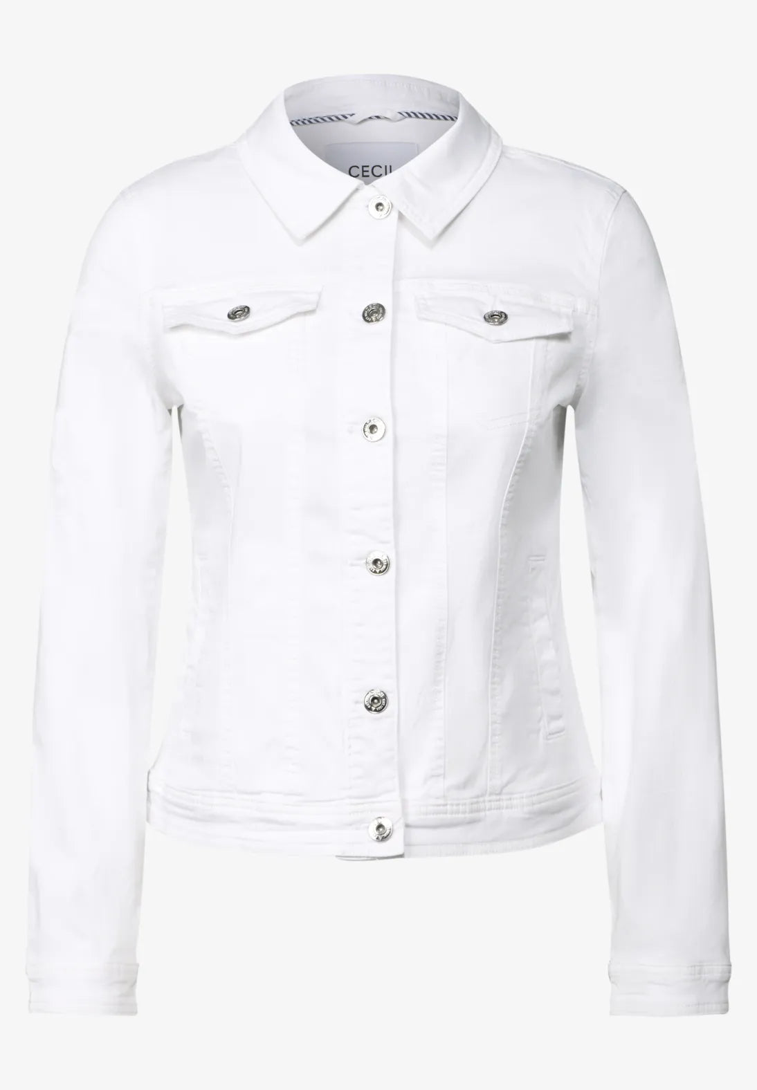 CECIL CHAQUETA TEJANA ELASTICA BLANCA