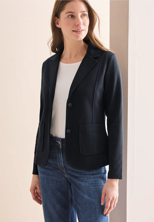 BLAZER AZUL MARINO ELASTICA