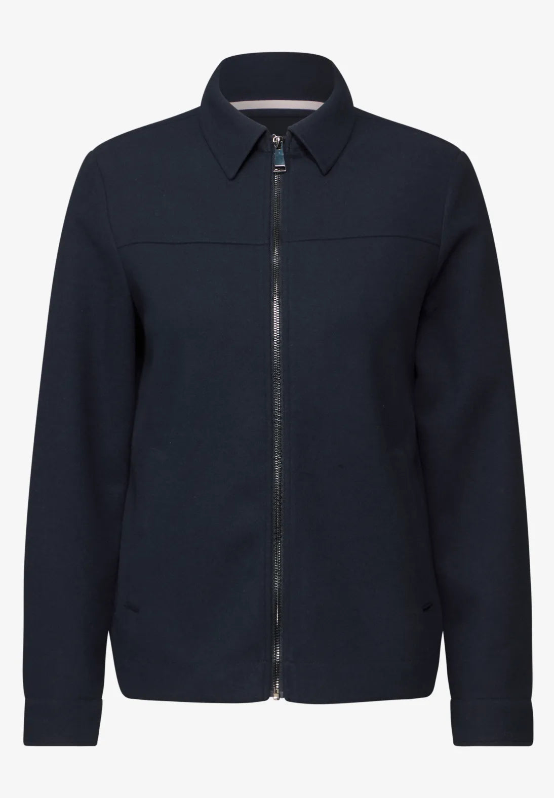 CHAQUETA CUELLO CAMISERO CON CREMALLERA