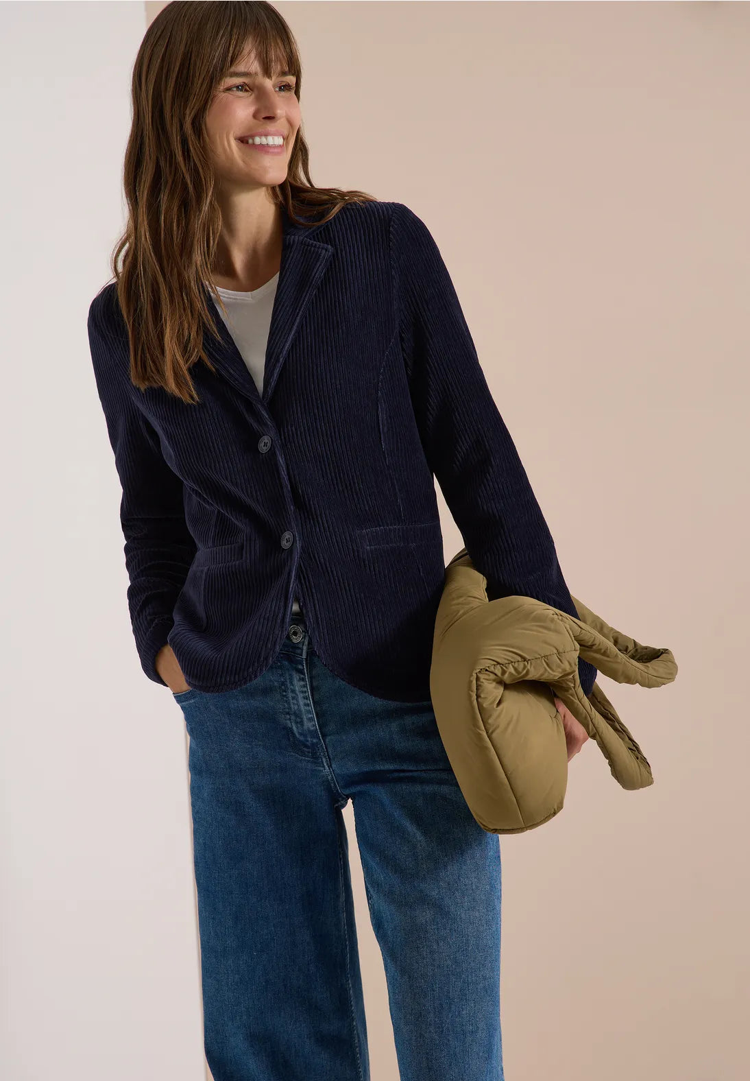 BLAZER  DE ALGODON ELASTICA CECIL