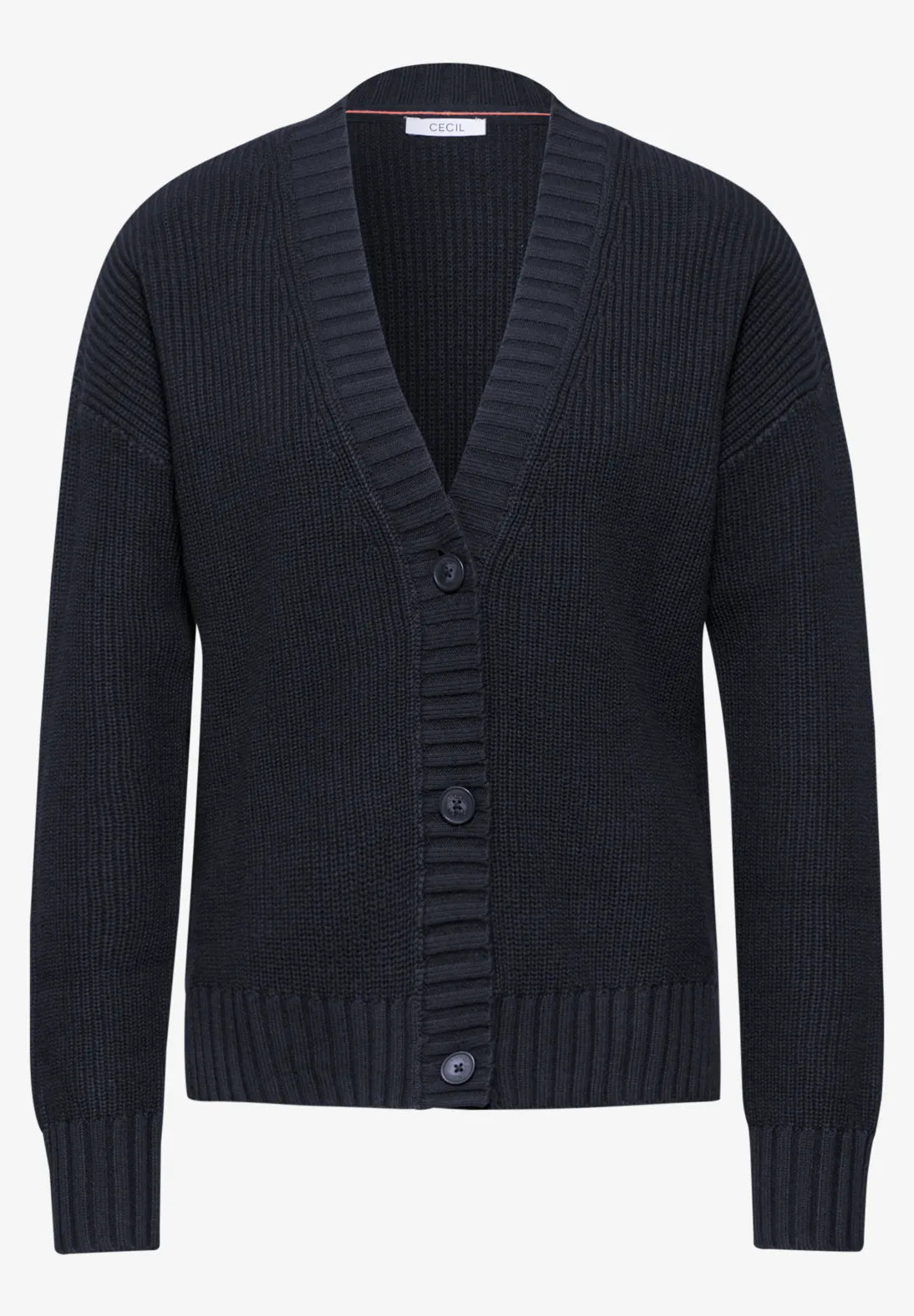 CARDIGAN DE PUNTO AZUL MARINO