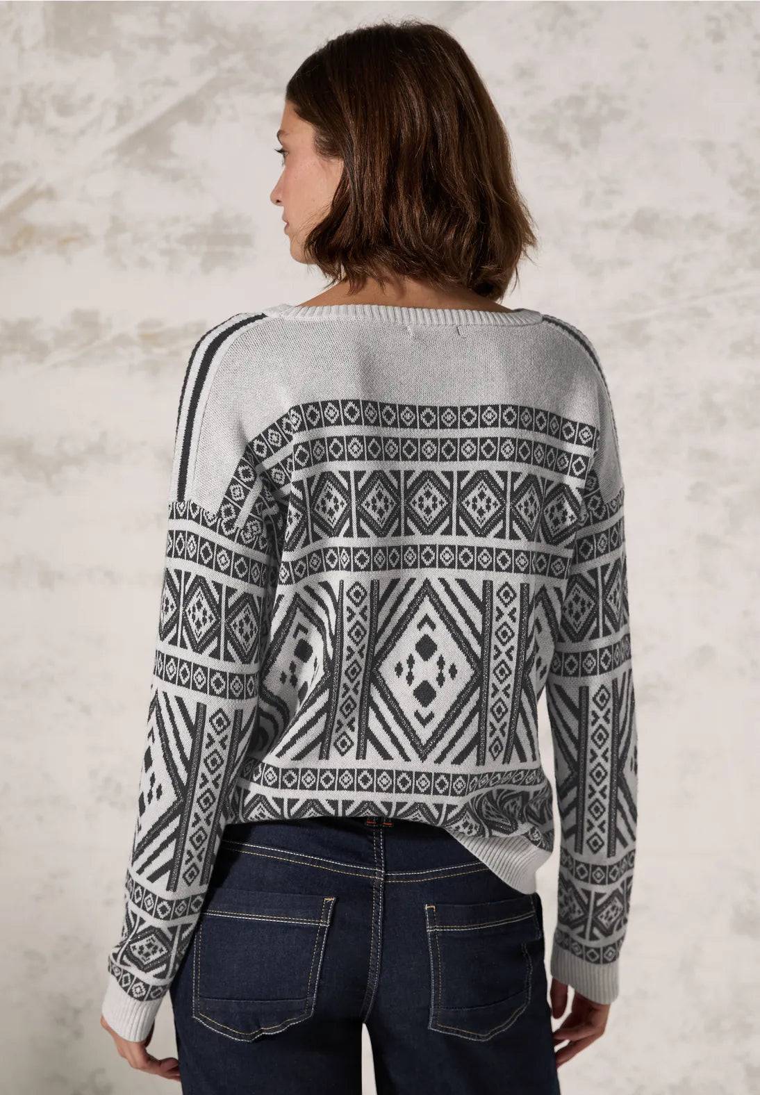 JERSEY DE JAQUARD ESTAMPADO