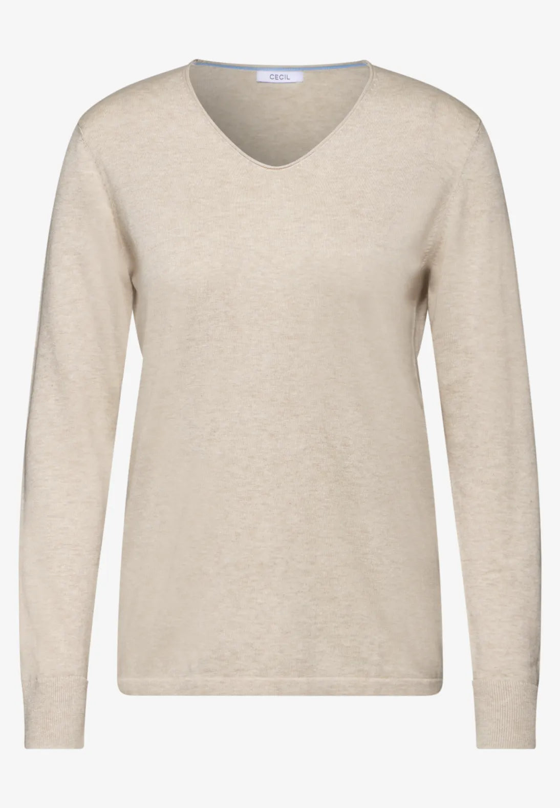 JERSEY DE PUNTO CUELLO EN "V"