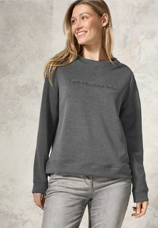 SUDADERA GRIS CON TACTO SUAVE