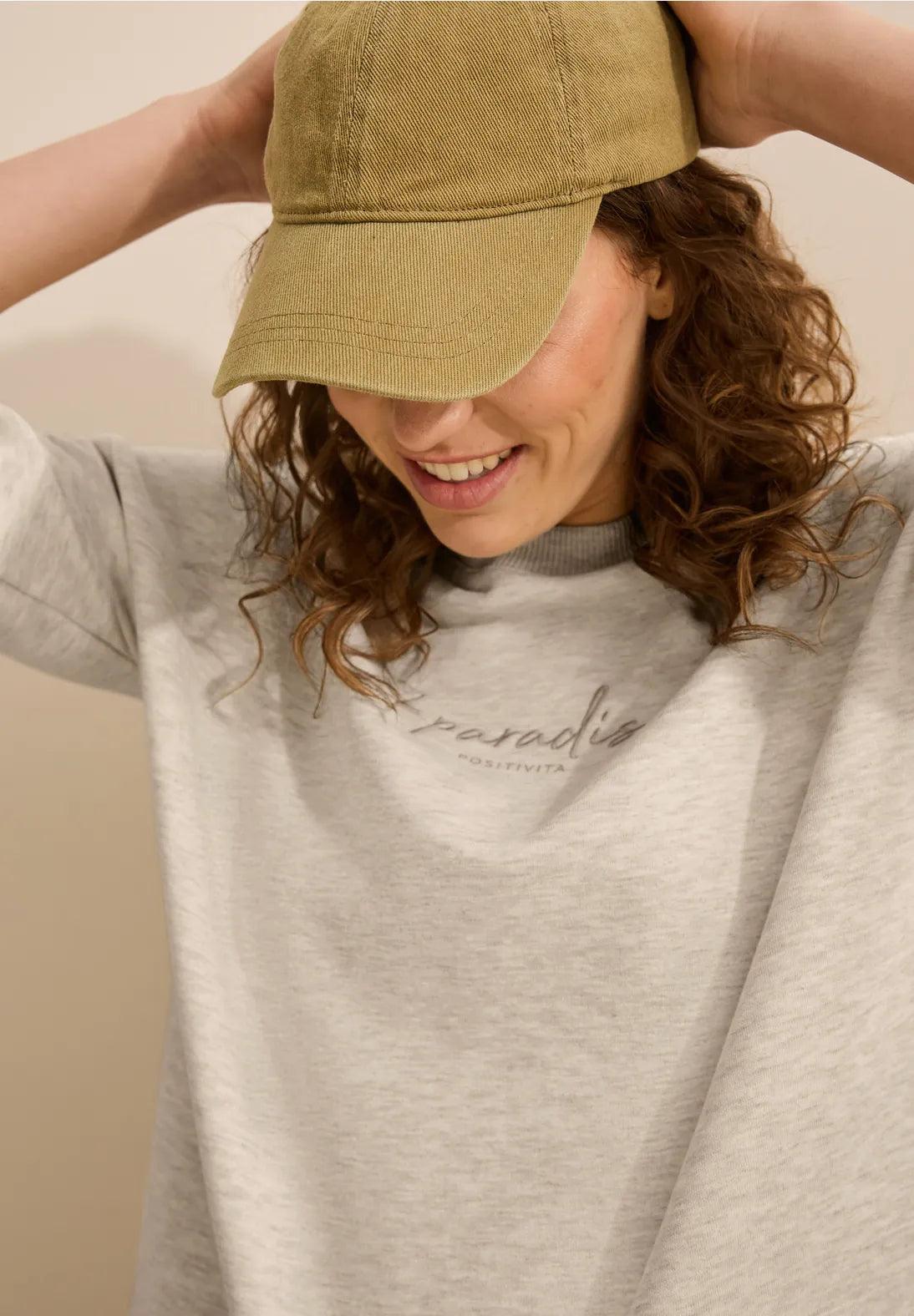 CECIL SUDADERA BEIGE SUAVE