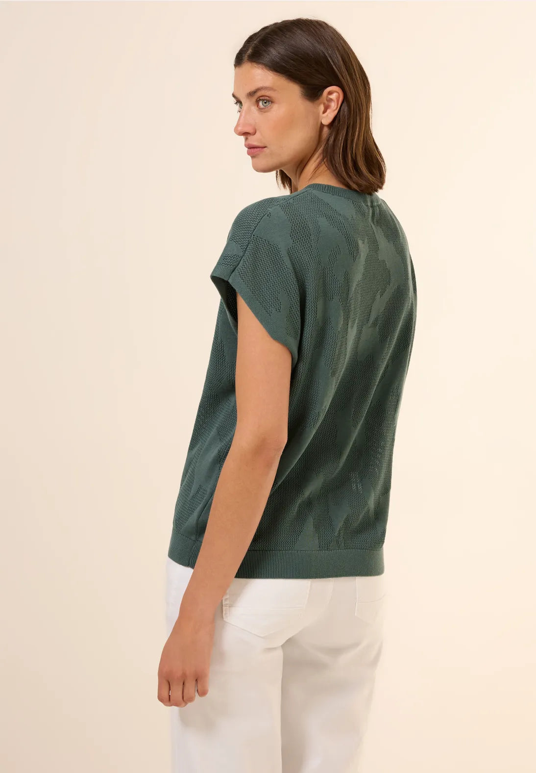 STREET ONE CAMISETA CALADA ASPECTO MALLA