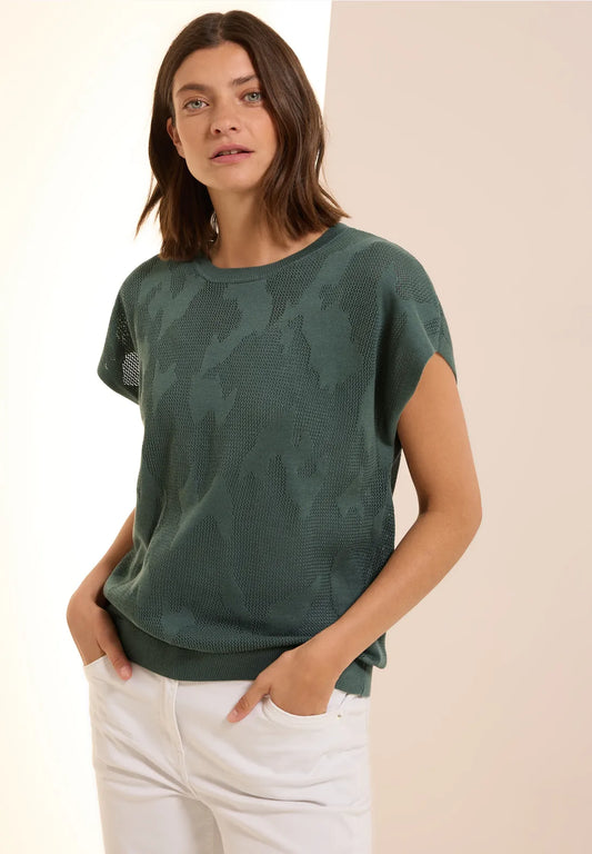 STREET ONE CAMISETA CALADA ASPECTO MALLA
