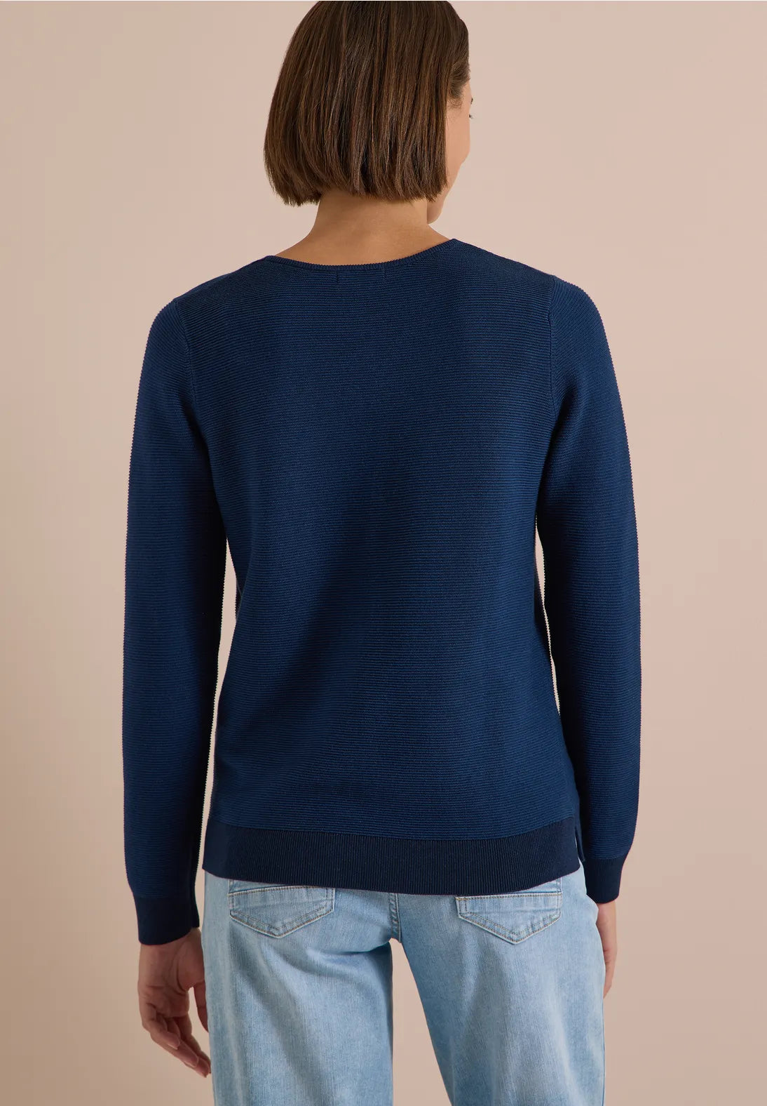 JERSEY DE PUNTO CUELLO EN V ALGODON CECIL
